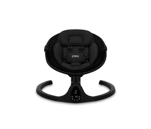 MoMi Kenani Onyx Leżaczek Bujaczek Elektryczny Czarny