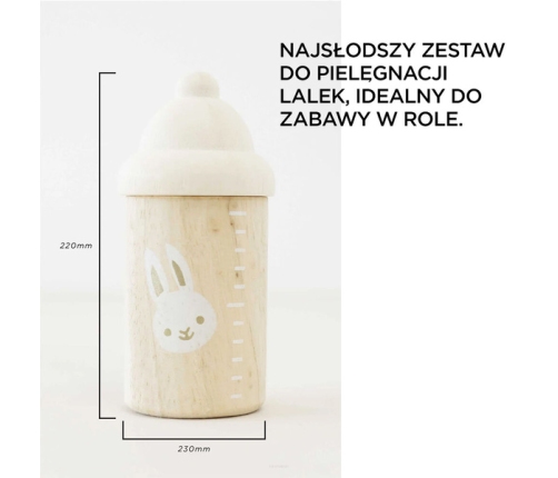 Le Toy Van Drewniany Zestaw do Karmienia Lalek