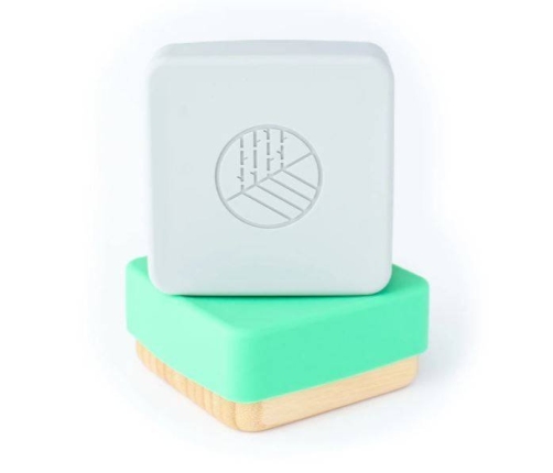 Ecorascals Bambusowe Pojemniki Na Przekąski 2 szt. Szaro-zielony