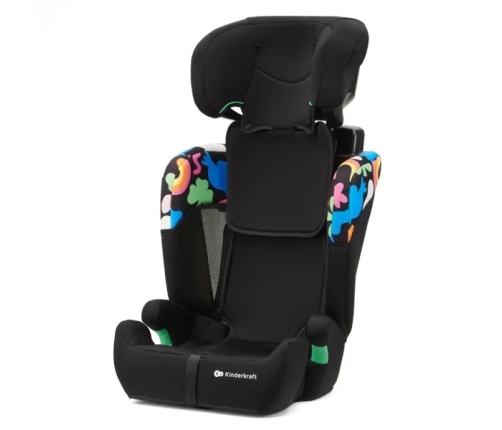 Kinderkraft Comfort Up I-Size Fotelik Samochodowy 9-36 kg Happy Shapes