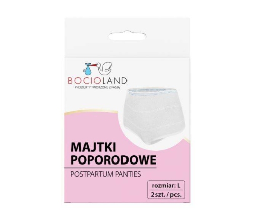 Bocioland Majtki Poporodowe Siateczkowe 2 szt. L BL027