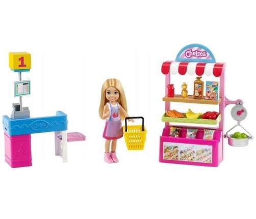 Barbie Chelsea Sklepik Zestaw z Lalką GTN67