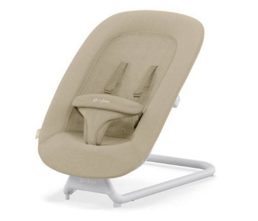 Cybex Lemo Bouncer Sand White Шезлонг для детей для стульчика