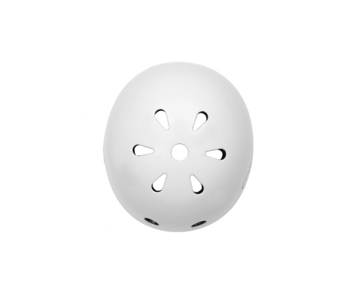 MoMi Mimi Dziecięcy Kask Rowerowy Biały Matowy