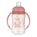 Canpol Babies - Kubek Treningowy Ustnik Silikonowy 320 Ml | Cute Animals Różowy