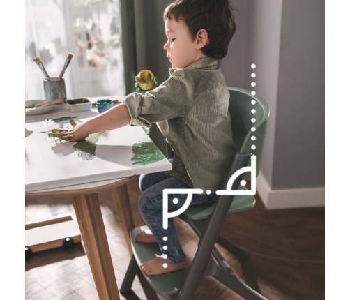 Kinderkraft Livy Krzesełko do Karmienia Zielony Olive Green