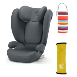 Cybex Solution B I-Fix Fotelik Samochodowy 15 - 50 kg Steel Grey + Babysafe Nakładka Na Pas + Canpol Babies Termoopakowanie Cybex Solution B I-Fix Fotelik Samochodowy 15 - 50 kg Steel Grey + Babysafe Nakładka Na Pas + Canpol Babies Termoopakowanie