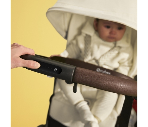 Cybex E-Gazelle S Ocean Blue Pastaigu rati + Guļammaiss Cybex Snogga 2 Ocean Blue