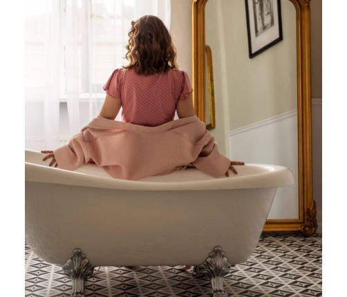 Eevi Linda Koszula Ciążowa Różowa Serca Rozmiar S