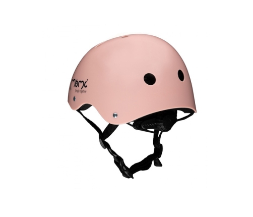 MoMi Mimi Dziecięcy Kask Rowerowy Różowy Matowy