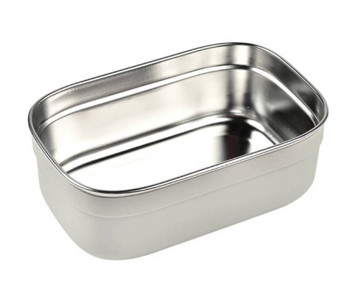 Beaba Lunchbox Ze Stali Nierdzewnej z Pokrywką i Osłoną Powder Pink