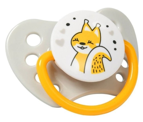 Babyono 1226/02 Smoczek Anatomiczny Silikonowy 2 Sztuki 3-6 M-cy Natural Nursing 1226/02