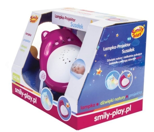 Lampka Projektor Susełek  Różowy