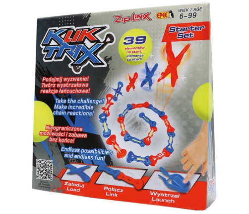 Epee KlikTrix Zestaw Startowy 16 Klikerów 3 Piłki