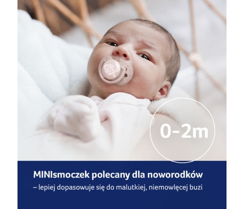 Lovi Smoczek Silikonowy Dynamiczny 0-2m 2 szt Baby Shower Boy 22/900boy