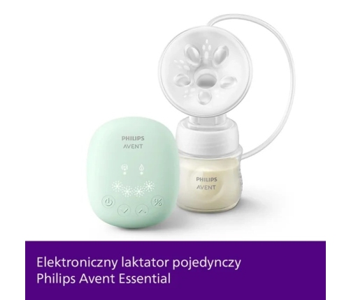 Philips Avent Laktator Mid end Daisy SCF323/11 + Smoczek SCY962/01