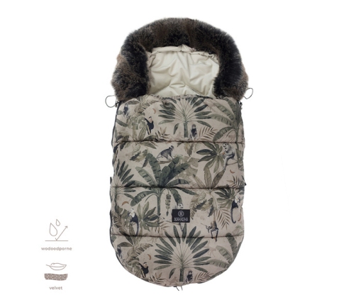 Makaszka Śpiworek Premium Do Wózka 12-36m Monkeys