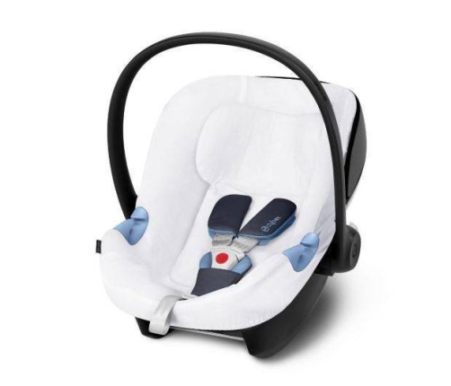 Cybex Aton B2 i-Size Fotelik Samochodowy 0-13kg + Baza One Volcano Black + Tapicerka Letnia White