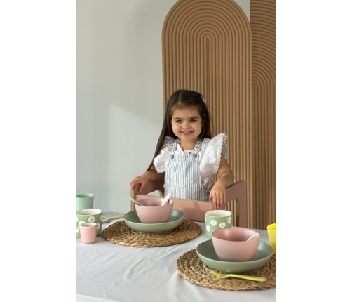 Baby Wood Slim M Kitchen Helper Różowy