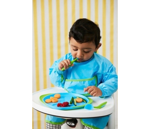 B.Box Fartuszek-śliniaczek wodoodporny z rękawami Ocean Breeze