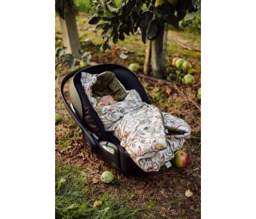 Makaszka Kocyk Do Fotelika Cotton Woodland