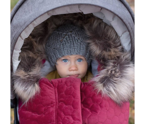 X-Lander X-Cuddle Velvet Silver Bērnu ratu guļammaiss