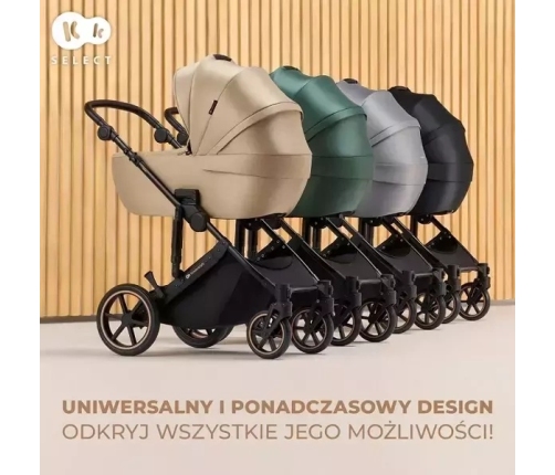 Kinderkraft Prime 2 Shadow Grey Детская коляска 2в1