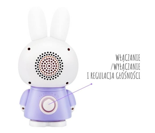 Alilo Honey Bunny Króliczek G6 Fioletowy