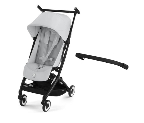 Cybex Libelle 2025 Fog Grey Pastaigu rati + Cybex Aizsargbarjera