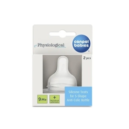Canpol Babies Smoczek Silikonowy do Butelki S-Shape XL (szybki/kaszka) 2 szt. 59/894 Canpol Babies Smoczek Silikonowy do Butelki S-Shape XL (szybki/kaszka) 2 szt. 59/894