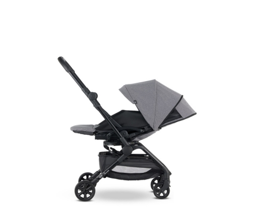 Mini by Easywalker Buggy Turn Kompaktowy Wózek Spacerowy z Obrotowym Siedziskiem 360 Soho Grey