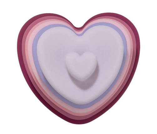 Baby in World Wieża Silikonowa Serca Dusky Lilac