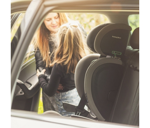 Petite&Mars Elite Fix I-Size Fotelik Samochodowy 15-36 kg Grey Air