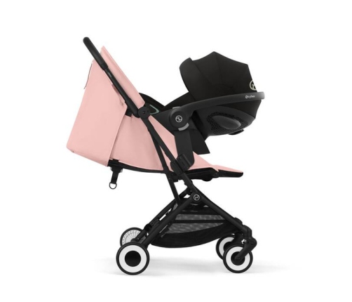 Cybex Orfeo Candy Pink 2025 Pastaigu rati + Cybex aizsargbarjera