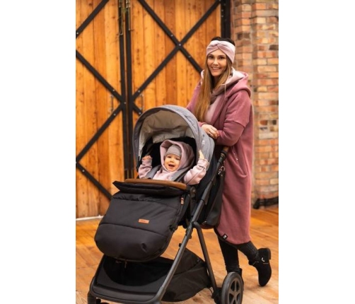 Bērnu ratu guļammaiss Joie Black Signature by Beztroska + mammas soma