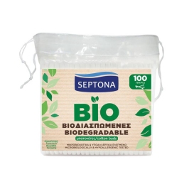 Septona EcoLife Patyczki Kosmetyczne Biodegradowalne 100 sztuk