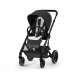 Cybex Balios S Lux Moon Black 2023 + Cybex Aton B2 i-Size + Cybex One base Детская коляска 4 в 1