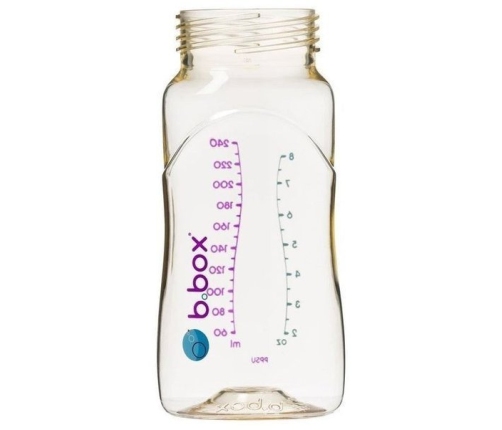 B.BOX Butelka ze smoczkiem do karmienia niemowląt wykonana z PPSU, 240ml