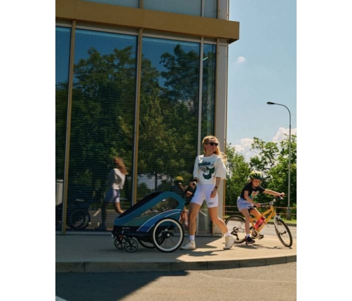 Cybex Zeno Bike Light Pink Спортивная коляска для бега Лыж - Велосипедный прицеп 4in1