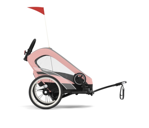 Cybex Zeno Bike Light Pink Спортивная коляска для бега Лыж - Велосипедный прицеп 4in1