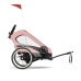 Cybex Zeno Bike Light Pink Спортивная коляска для бега Лыж - Велосипедный прицеп 4in1
