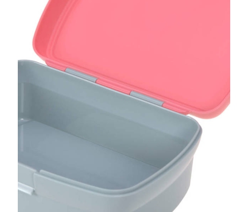 Lassig Zestaw Na Lunch Lunchbox + Butelka Tritanowa Bidon 460ml About Friends Dinozaur Różowy