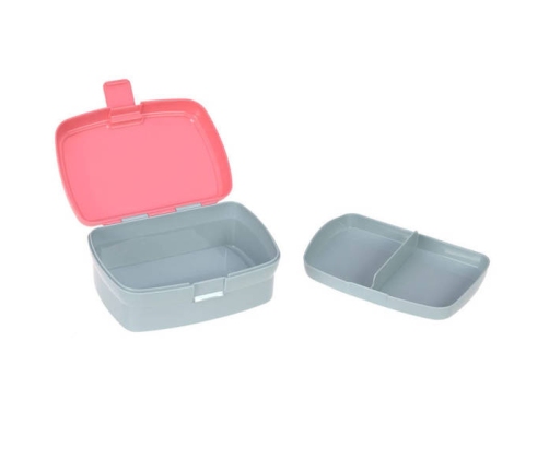 Lassig Zestaw Na Lunch Lunchbox + Butelka Tritanowa Bidon 460ml About Friends Dinozaur Różowy