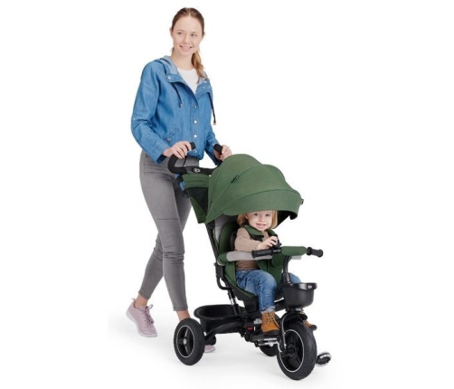 Детский трехколесный велосипед Kinderkraft Spinstep 5in1 Platinum grey