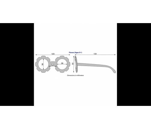 Babiators Flower P-FWR502-L Polaryzacja Rozmiar 6+ Peachy Keen