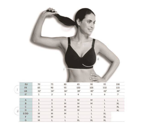 Carriwell Biustonosz Ciążowy/Sportowy M BOX 3561 Czarny