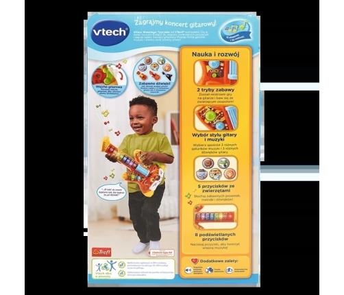 V-Tech Zabawka Interaktywna Gitara Wesołego Tygryska