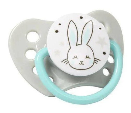 Babyono Smoczek Anatomiczny Silikonowy 2 Sztuki 0-3 M-cy Natural Nursing 1226/01