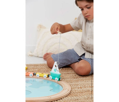 Развивающий пазл-трасса Janod Bolid Sailing Boat Circuit