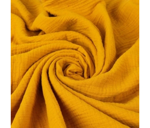 Baby Matex Prześcieradło z Gumką 60x120 Muślin Żółte